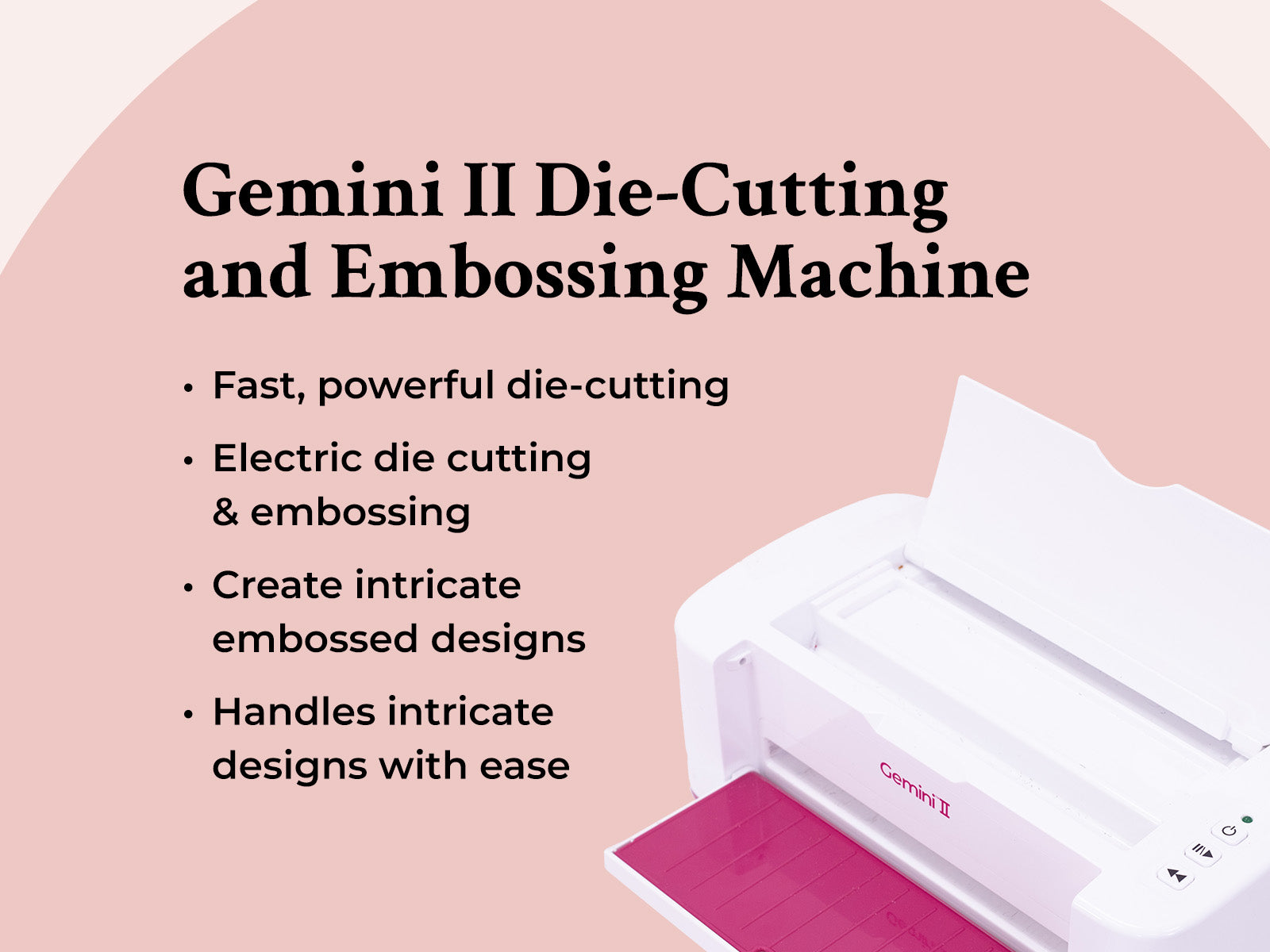 Gemini II Die Cutting and Embossing Machine (North American Version)