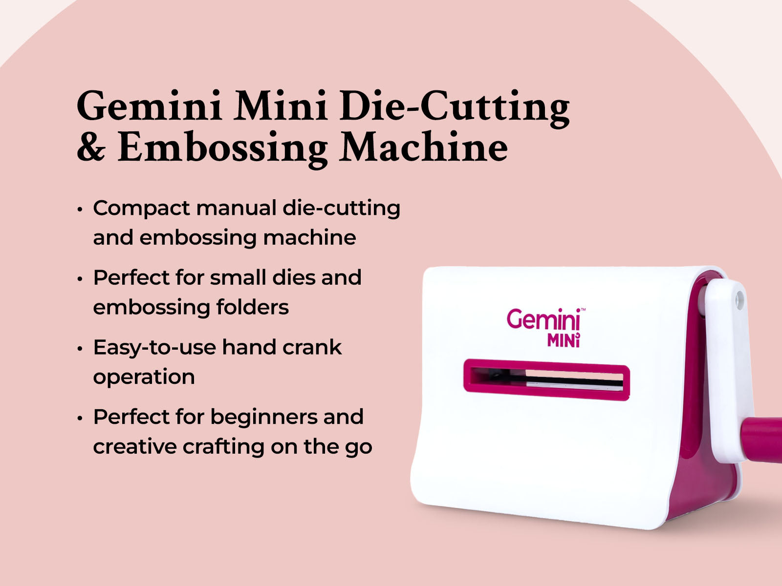 Gemini Mini – Manual Die-Cutting Machine