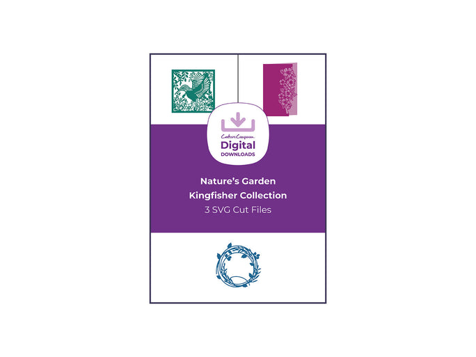 Nature's Garden Kingfisher Collection - SVG Cut Files