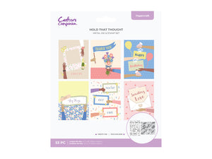 Hands and Banners Celebration Stamp & Metal Die Set