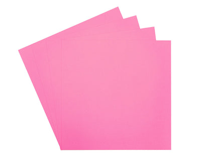 Arden Creative Studio Premium Cardstock Bubblegum Pink 12" x 12" - 20 Pack