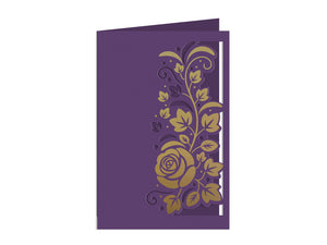 Florals & Swirls Metal Die & Foil Rub Ons