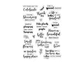 Nature's Garden Summer Garden - Garden Sentiment Stamp Set