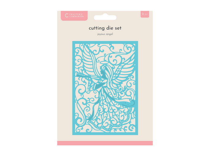 Crafter Companion Joyous Angel Metal Die Create-a-Card - Joyous Angel  