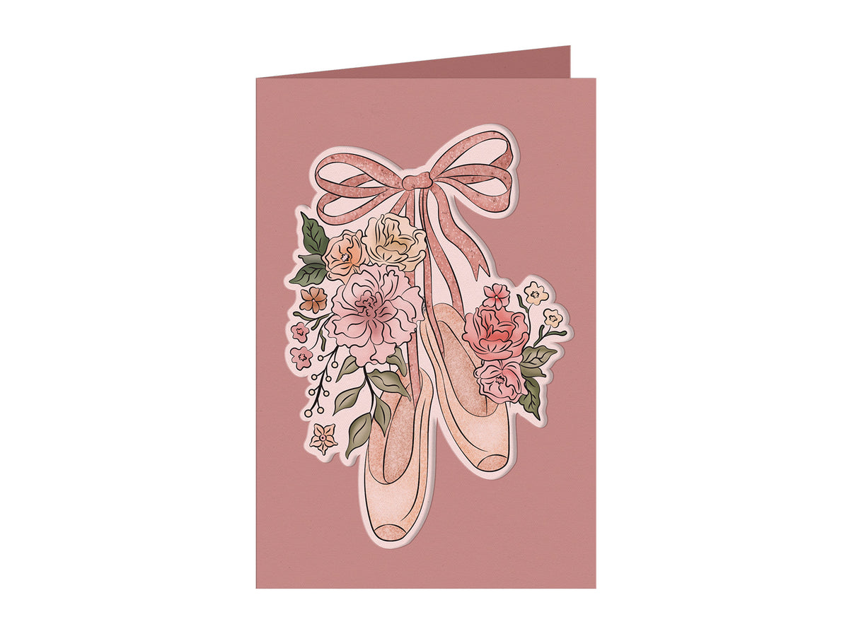 Floral Pointe Shoes Stamp Set