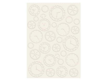 Tales of Wonderland - Cogs of Time 2D Embossing Folder 5" x 7"