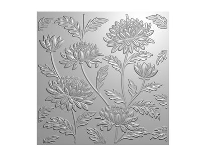 Chrysanthemums 3D Embossing Folder 5.5" x 5.5"