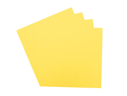 Arden Creative Studio Premium Cardstock Sunflower Yellow 12" x 12" - 20 Pack