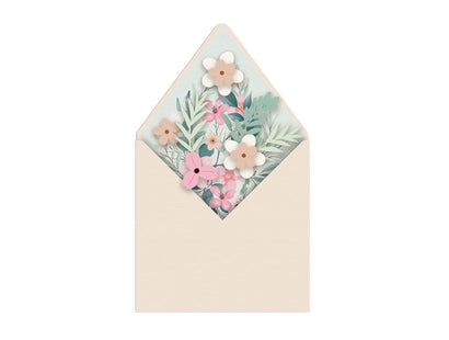 Floral Stamps, Metal Dies and Envelope Liners