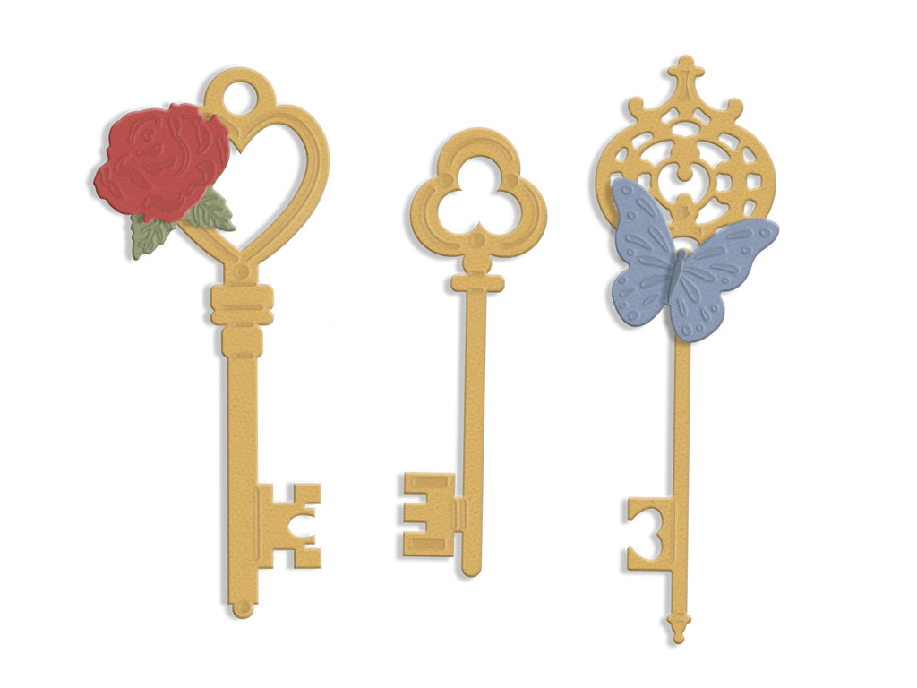 Tales of Wonderland - Ornate Keys Metal Die Set