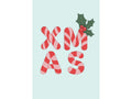 Candy Cane Alphabet Stencil & Metal Die Set