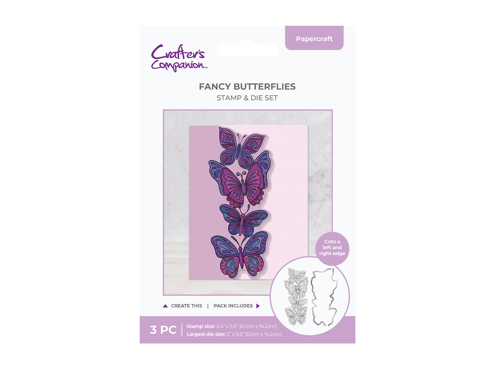 Butterfly Cluster Stamp & Metal Die