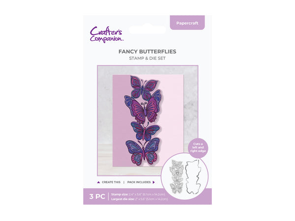 Butterfly Cluster Stamp & Metal Die