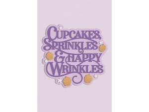 Cupcakes & Sprinkles Sentiment Metal Die Set