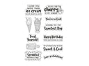 Life is Sweet - Ice Cream-Themed Sentiment Stamp Set