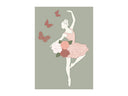 Floral Ballerina Stamp & Metal Die Set