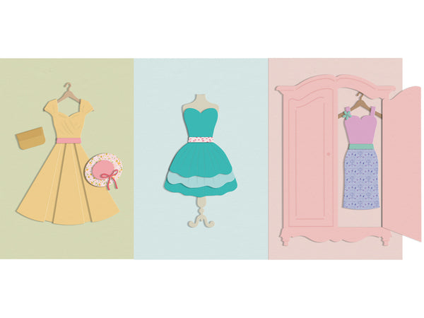 Customisable Dresses & Wardrobe Metal Die Set