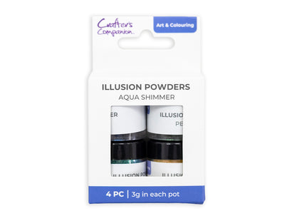 Aqua Shimmer Illusion Powders 4pc