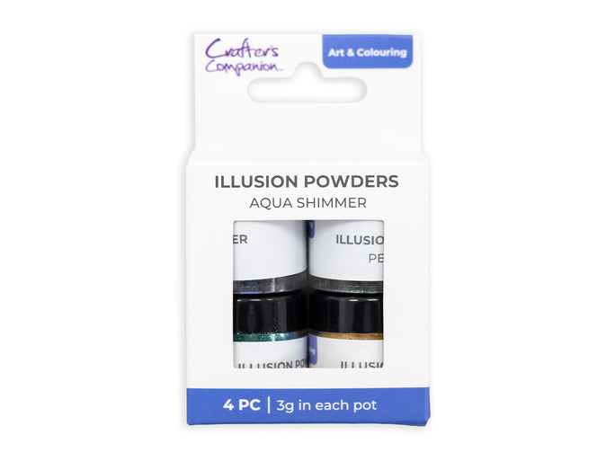 Aqua Shimmer Illusion Powders 4pc