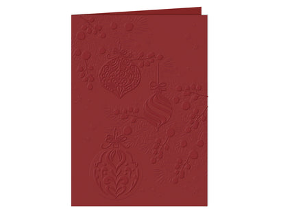 Christmas Bauble Branch 3D Embossing Folder 5" x 7"