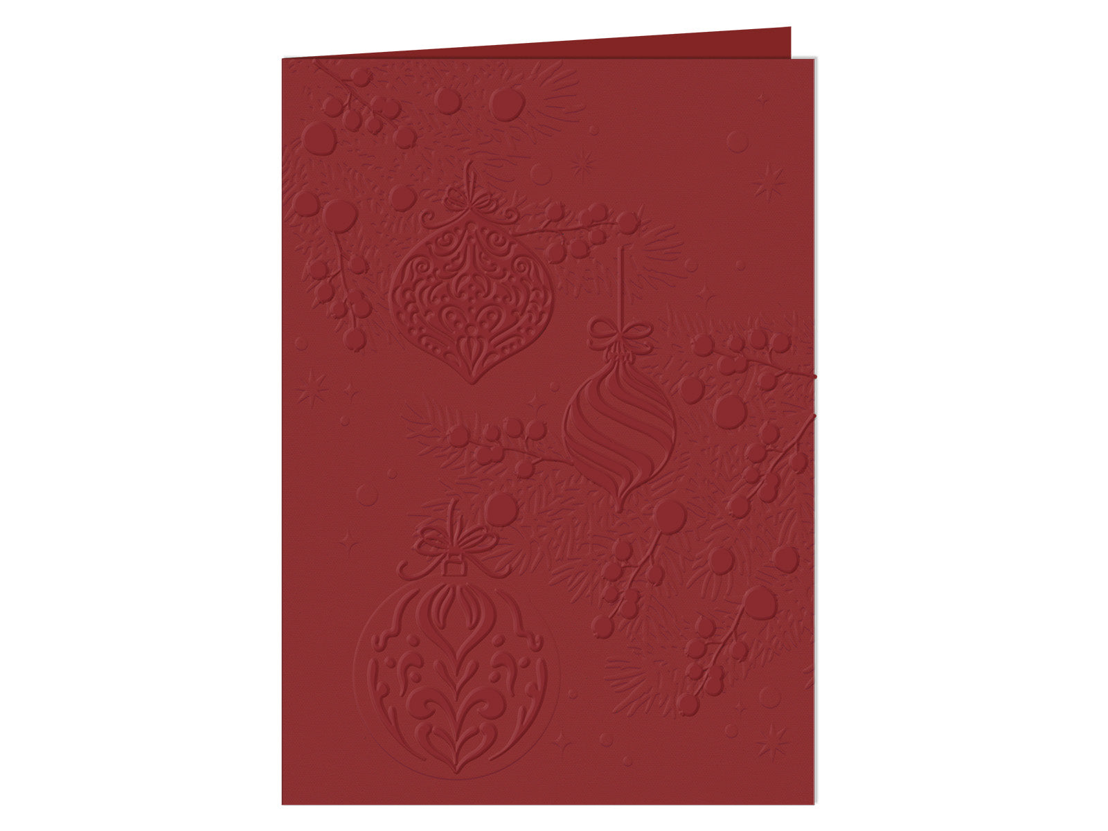 Christmas Bauble Branch 3D Embossing Folder 5" x 7"