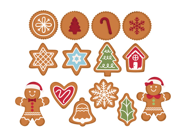 Christmas Cookies Stamp & Metal Die Set