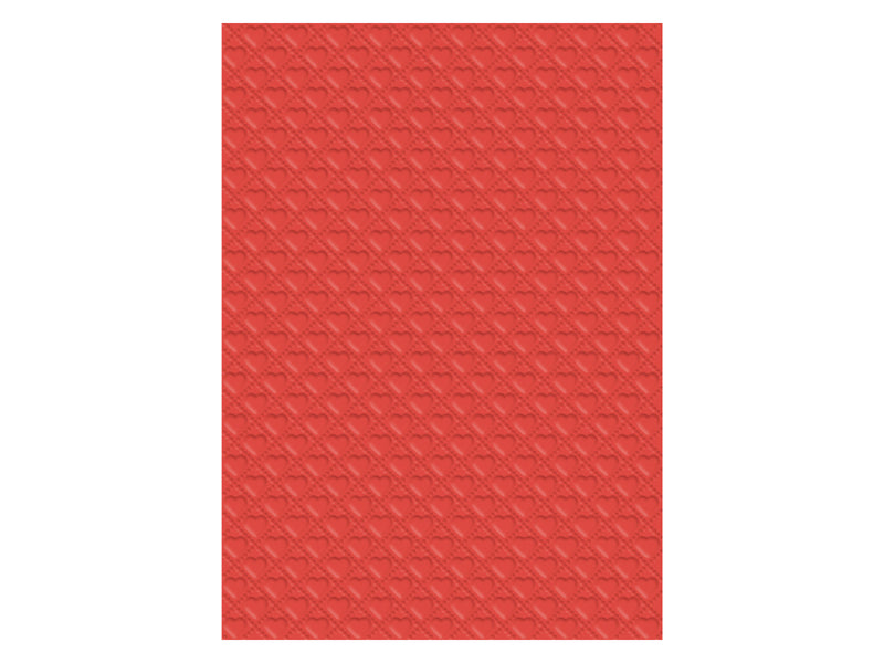 Tales of Wonderland - Hearts 2D Embossing Folder 5" x 7"