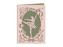 Dancing Ballerina Create-a-Card Metal Die