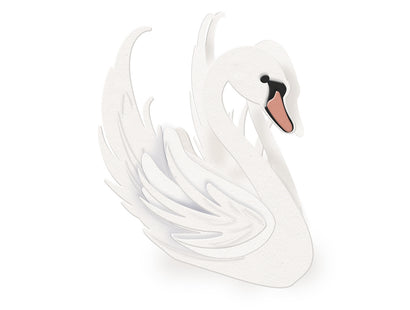 Wildwood Whimsy - Elegant Swan Metal Die Set