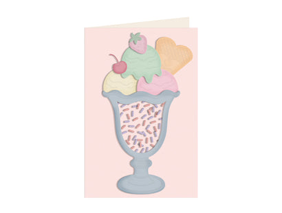 Life is Sweet - Ice Cream Sundae Metal Die Set