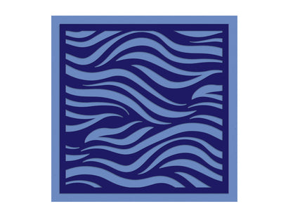 Waves Create-a-Card Metal Die Set