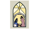 Nativity Stained Glass Window Metal Die Set