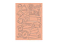Retro Vacay - Travel Stamps 2D Embossing Folder 5" x 7"