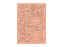 Retro Vacay - Travel Stamps 2D Embossing Folder 5