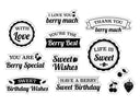 Berry Bliss - Berry Sentiment Stamp Set