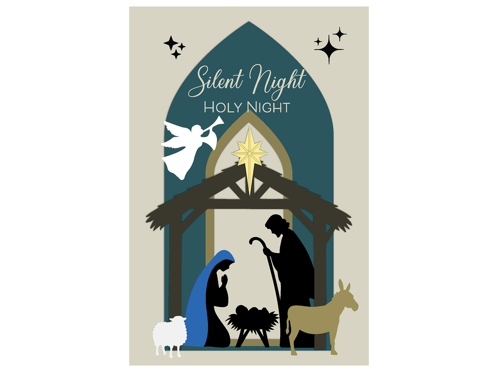 Nativity Scene Metal Die Set