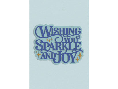 Sparkle & Joy Sentiment Metal Die Set