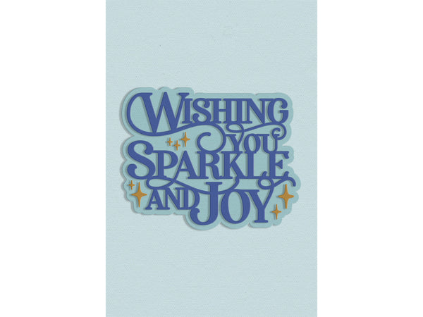 Sparkle & Joy Sentiment Metal Die Set