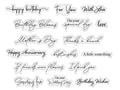 Script Sentiment Stamp Set