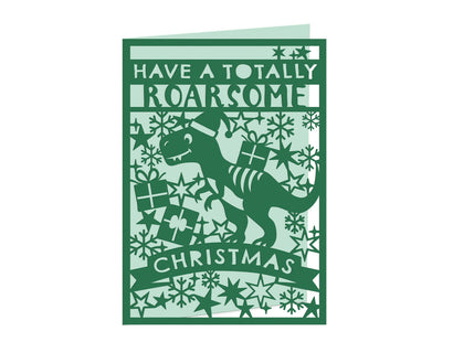 Christmas Dinosaur Create-a-Card Metal Die Set