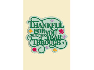 Thankful for You Sentiment Metal Die Set