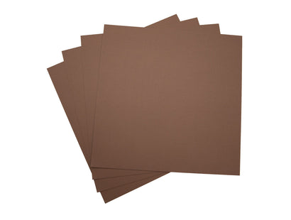 Arden Creative Studio Premium Cardstock Coffee Bean Brown 12" x 12" - 20 Pack