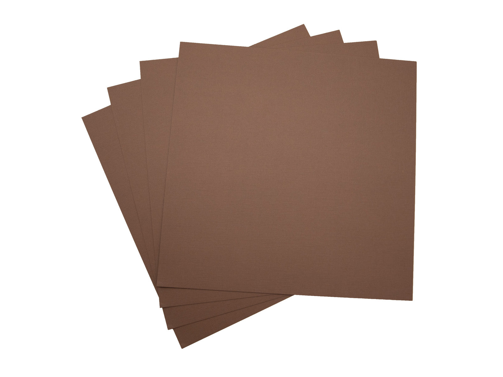 Arden Creative Studio Premium Cardstock Coffee Bean Brown 12" x 12" - 20 Pack