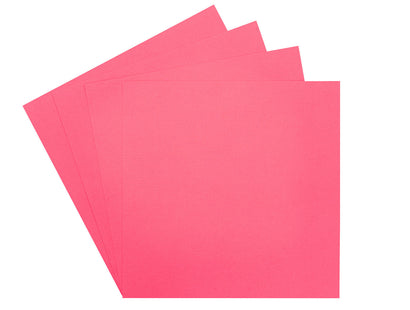 Arden Creative Studio Premium Cardstock Fuchsia Pink 12" x 12" - 20 Pack