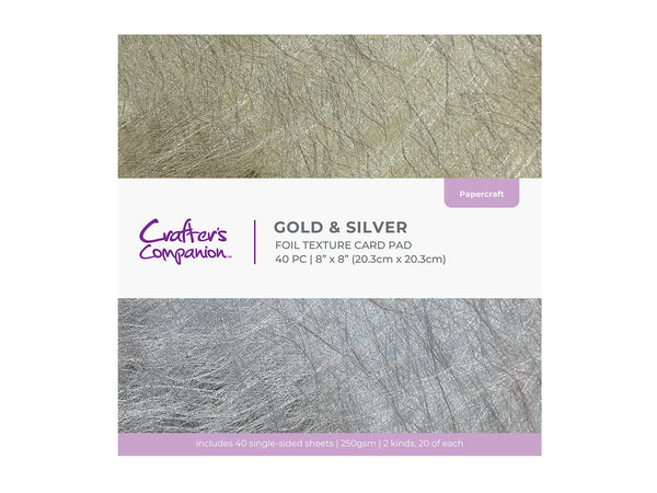 Gold & Silver Foil Texture Card Pad 8