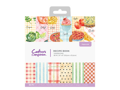 Recipe Book Topper & Paper Pad 6 x 6