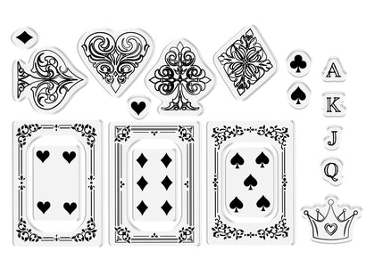 Tales of Wonderland - Playing Cards Stamp Set
