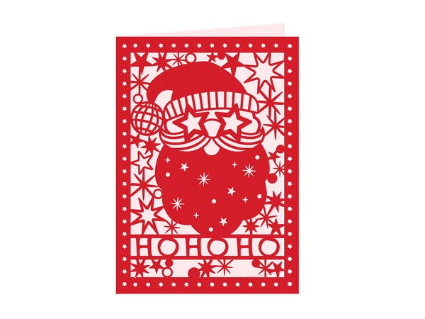 Disco Santa Create-a-Card Metal Die Set