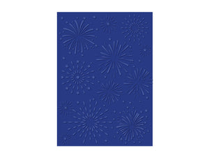 Stars & Stripes - Fireworks 2D Embossing Folder & Stencil Set 5" x 7"