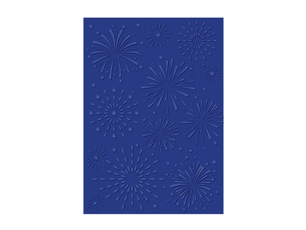 Stars & Stripes - Fireworks 2D Embossing Folder & Stencil Set 5